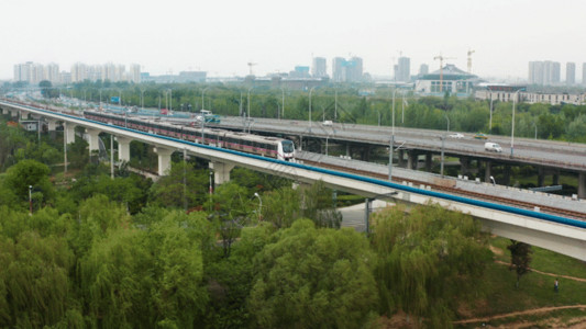 瓯越大桥桥梁交通地铁线GIF高清图片