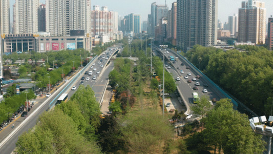 大桥城市城市交通GIF高清图片