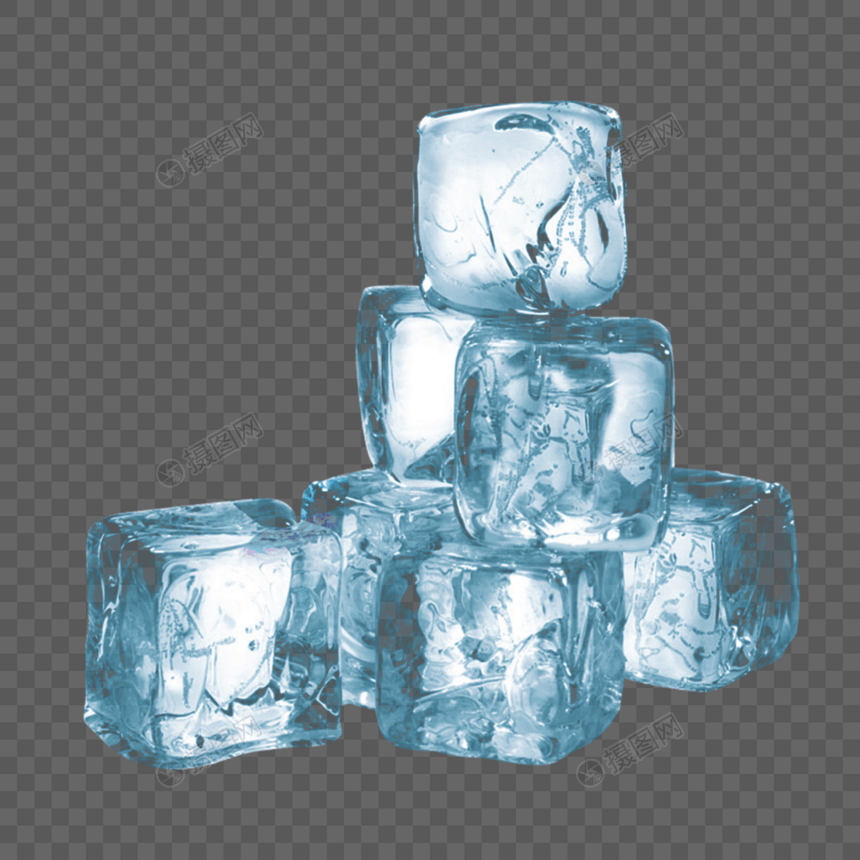 冰块堆元素图片