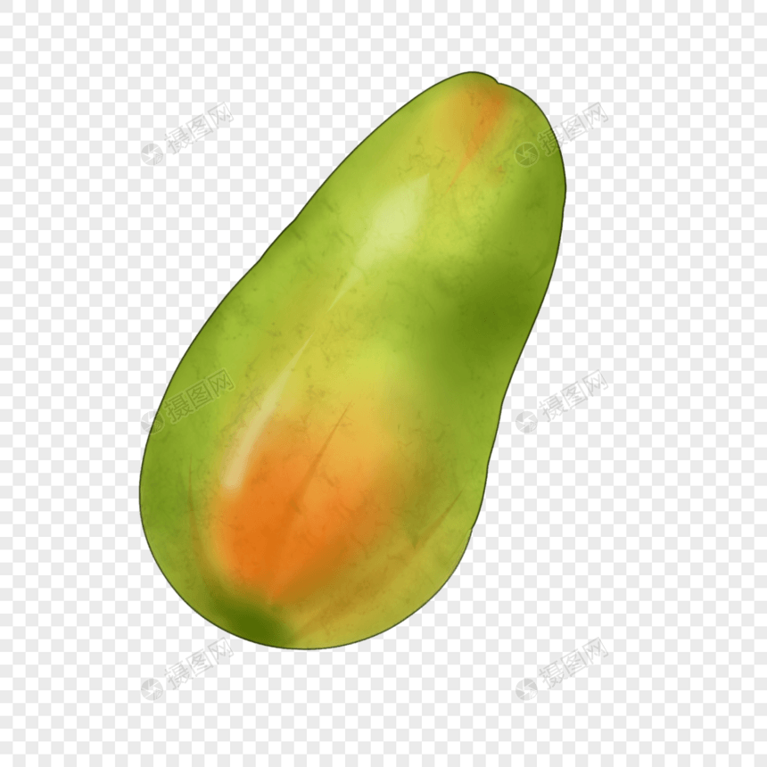 一个木瓜图片