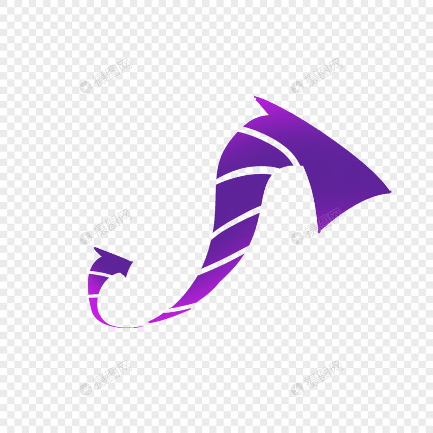 紫色箭头图片