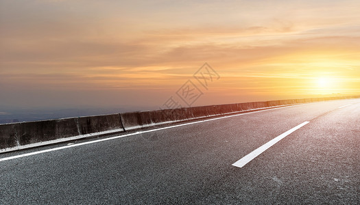 阳光与路素材路面天空背景设计图片