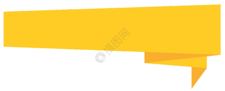 队标黄色扁平几何题标点击关注GIF动图高清图片