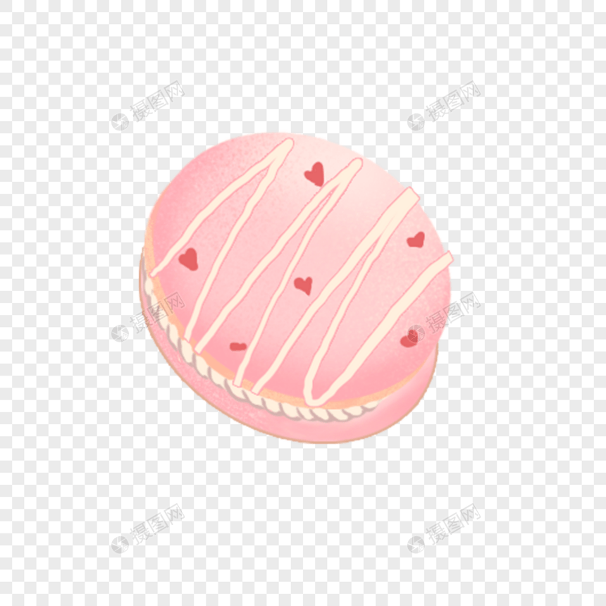 粉色马卡龙甜点图片