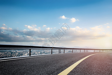 滑板男生天空城市道路背景设计图片