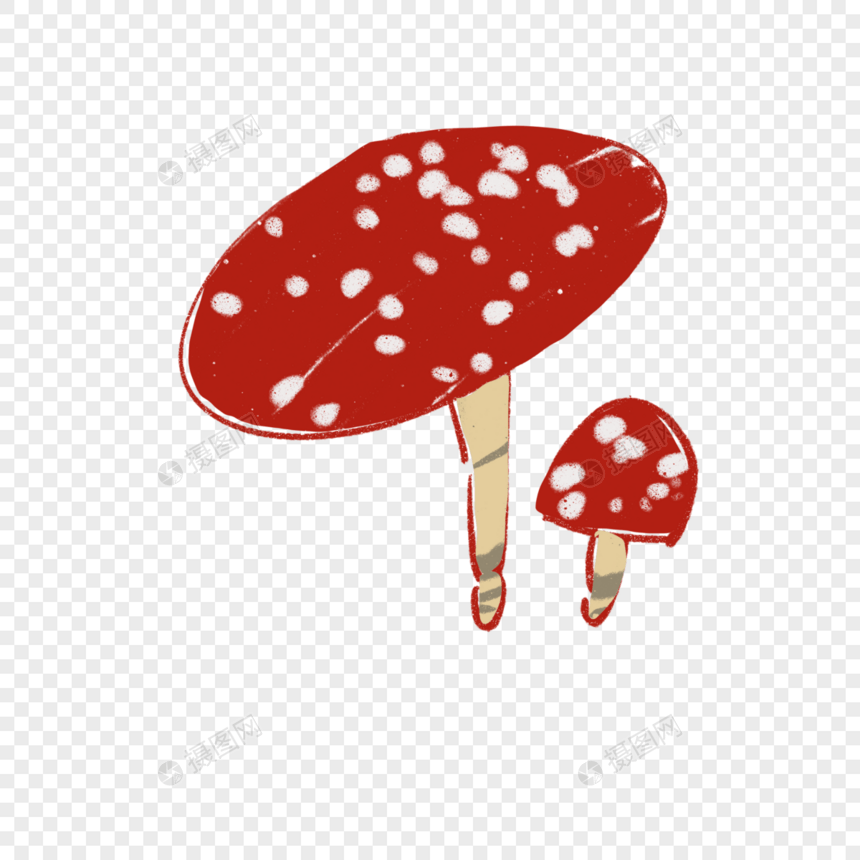 手绘食物蘑菇图片