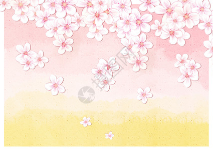 唯美樱花背景背景图片