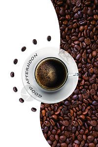 咖啡美食素材创意咖啡背景设计图片