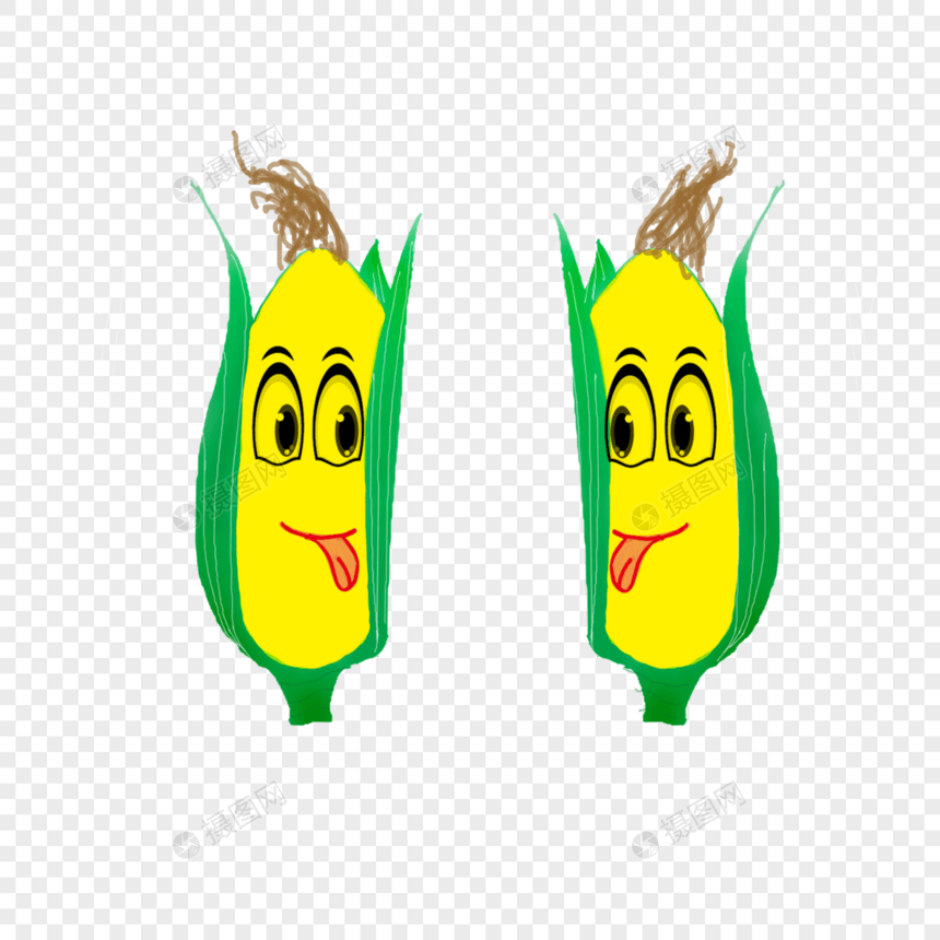 可爱玉米图片