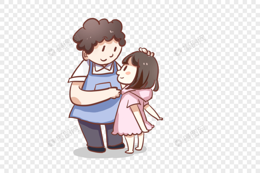 父亲与女儿图片