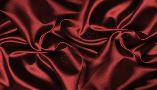 红布绸缎红色丝绸背景设计图片