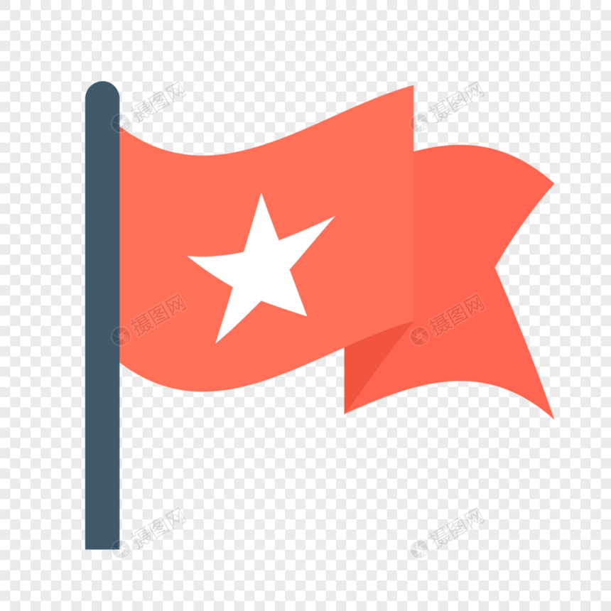 旗帜图标免抠矢量插画素材图片