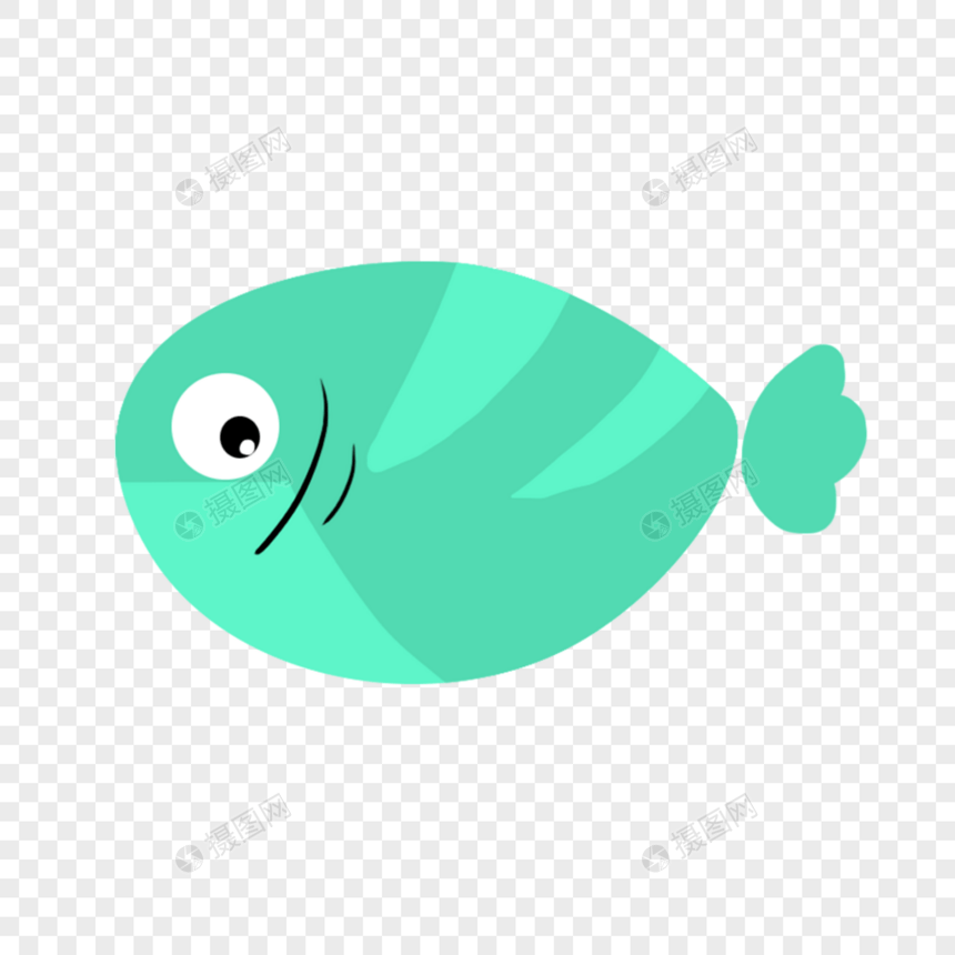 蓝色小鱼图片