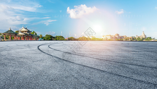 大气公路背景图片