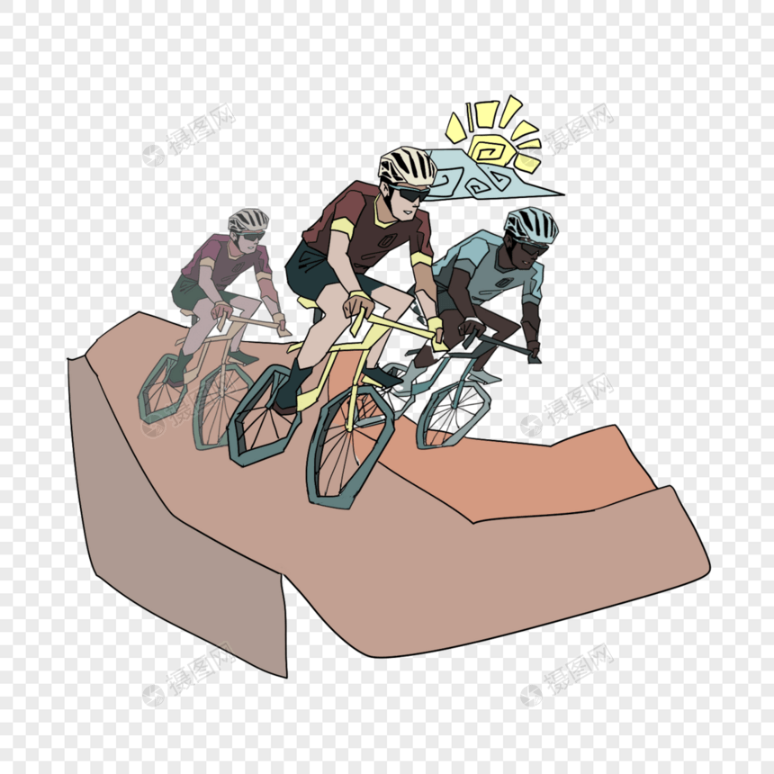 自行车比赛图片