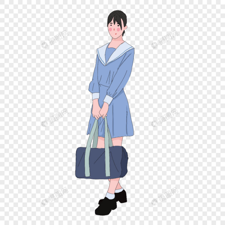 插画女孩图片