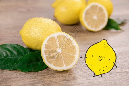 黄色柠檬创意摄影动图gif高清图片