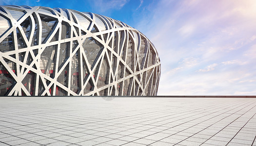 北京现代建筑鸟巢设计图片