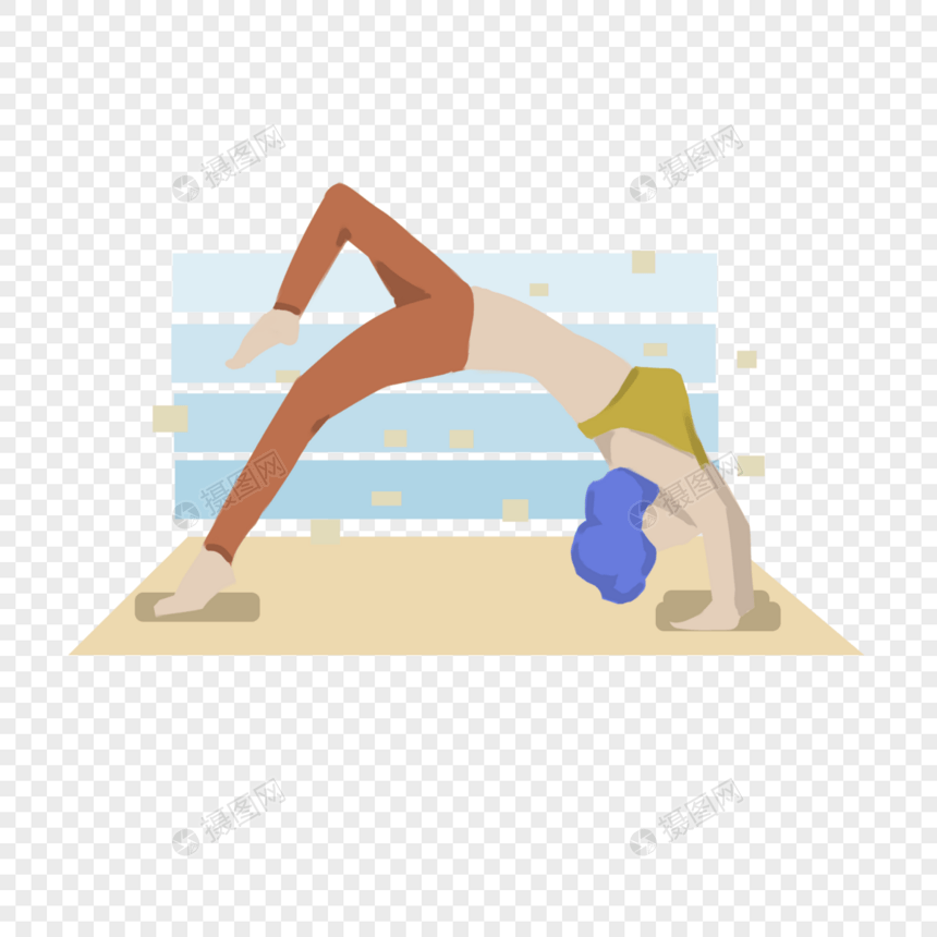 健康生活锻炼瑜伽图片