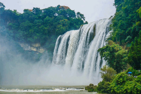 跨国瀑布贵州黄果树大瀑布gif高清图片