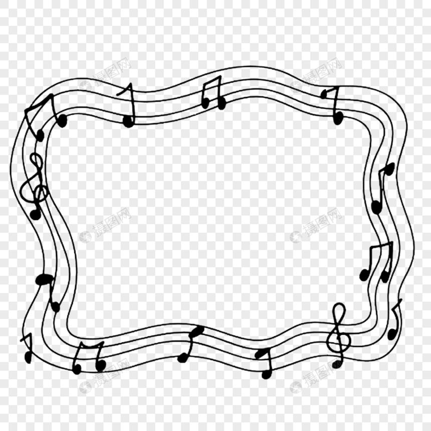 音符装饰边框图片