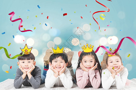 孩子皇冠六一儿童节设计图片