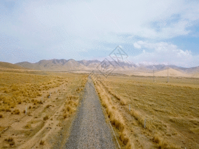荒原公路GIF图片