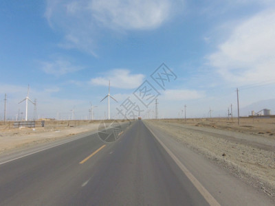 煤电厂公路交通路拍风电厂电力设施GIF高清图片
