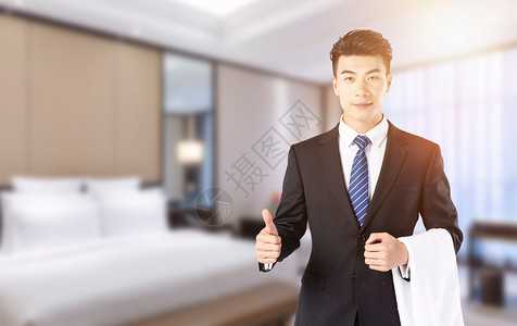 酒店专业素材酒店服务员设计图片