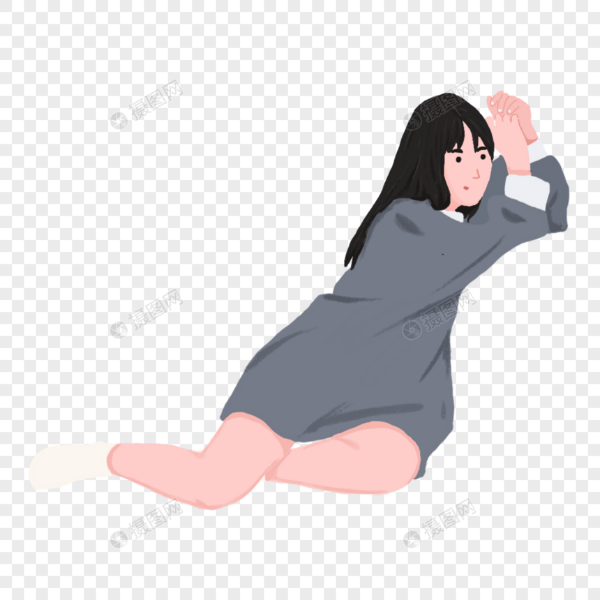 插画女孩图片