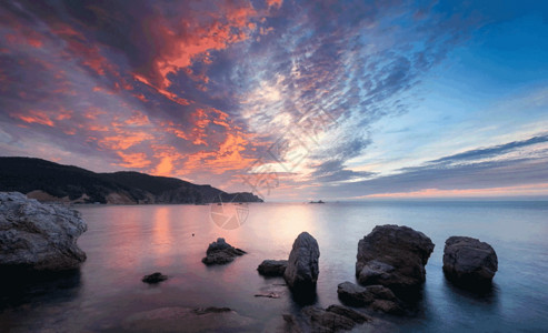 海景住宅海岸风光gif高清图片