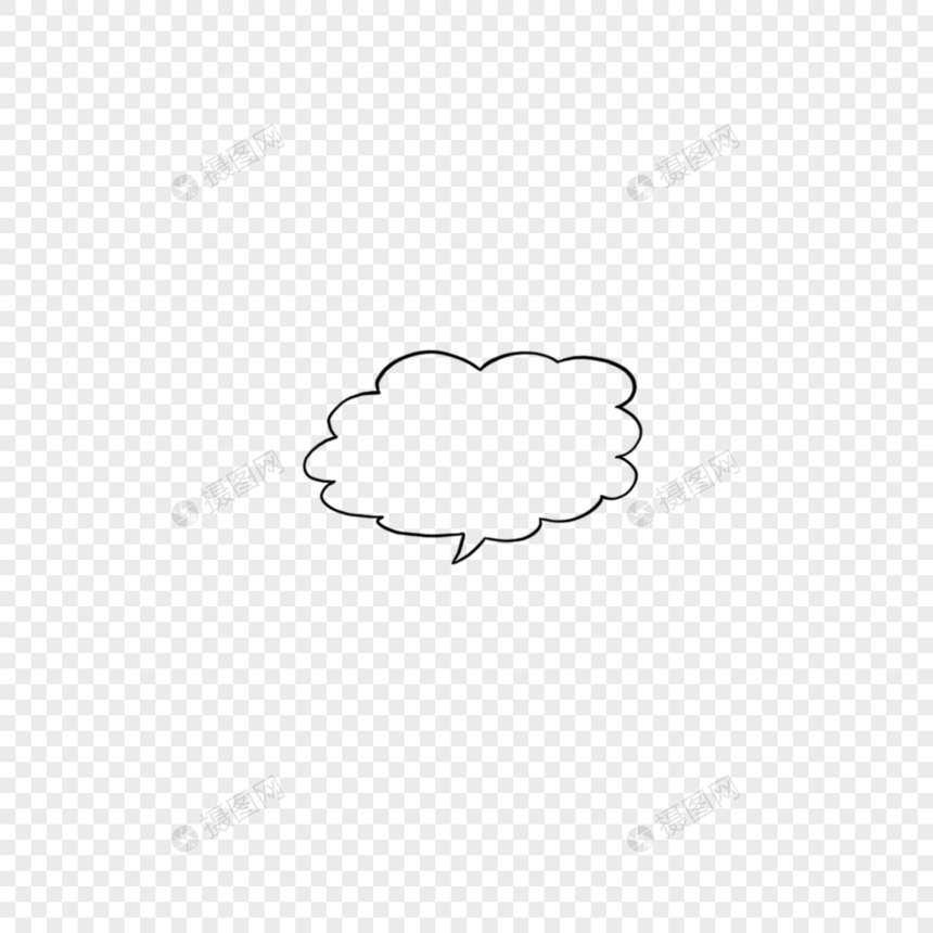 云朵气泡图片