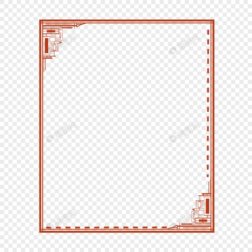 传统边框图片