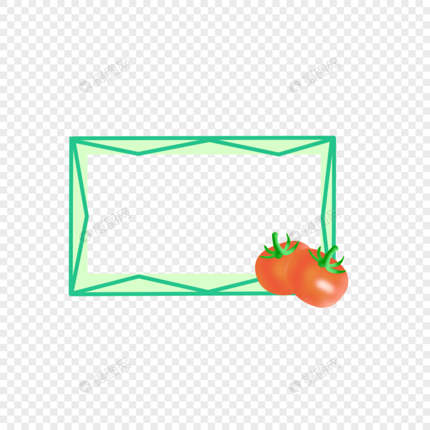 果蔬边框图片