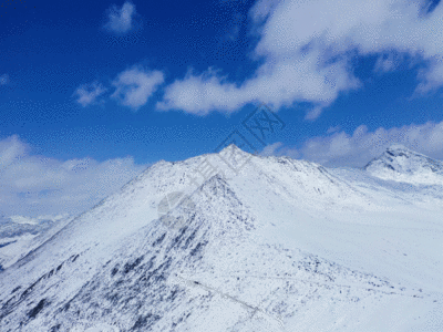 雪山高原GIF图片