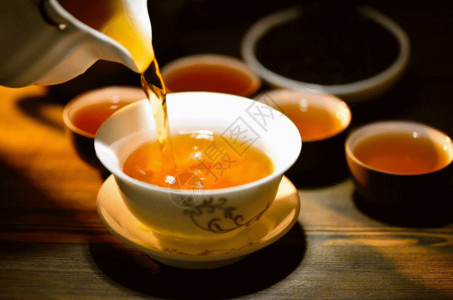 水加蜂蜜素材品尝茶水gif高清图片