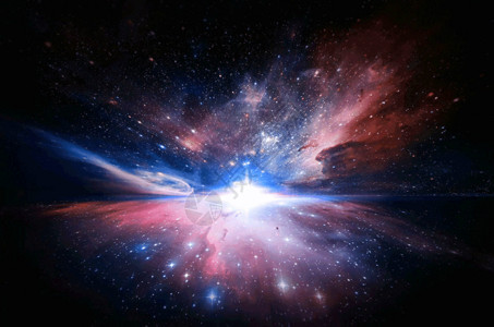 色彩天空科幻太空背景gif高清图片