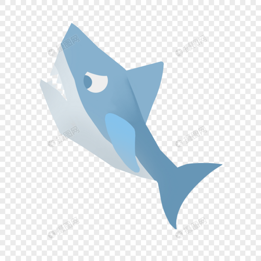 Q版鲨鱼图片