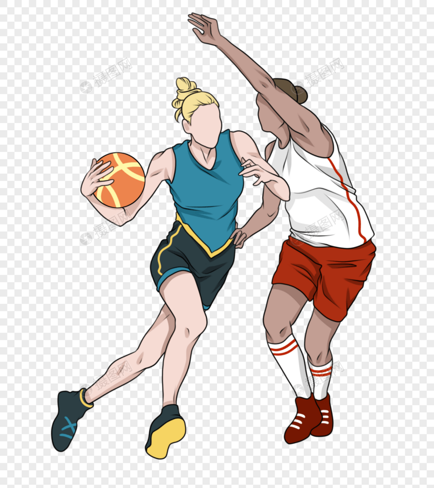 奥运会NBA女子篮球比赛运球躲避抢球图片