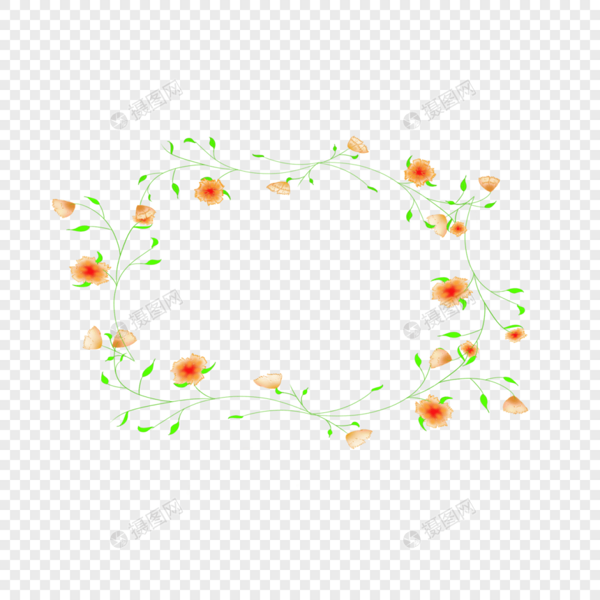 花卉边框图片