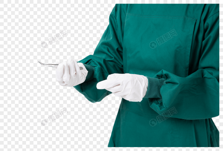医生手术使用医疗器械图片
