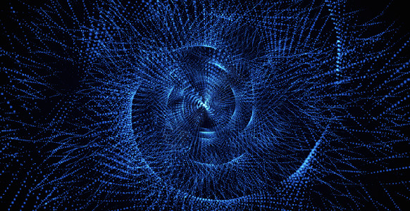 螺旋纹形状粒子漩涡感背景gif高清图片
