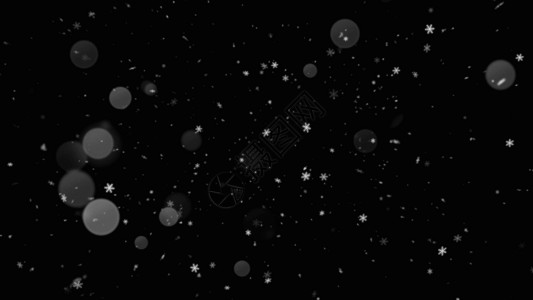 粒子GIF下雪动态高清图片