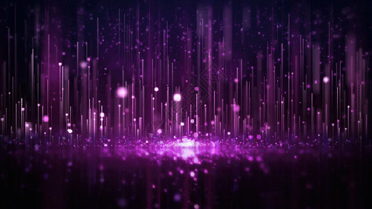 紫色空间背景唯美粒子光效背景gif高清图片