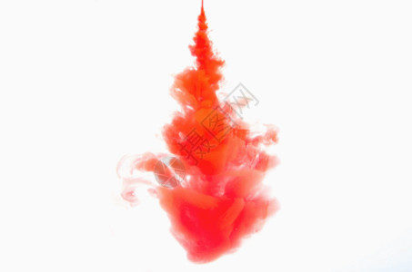 红色颜料素材色彩液体流动素材gif高清图片