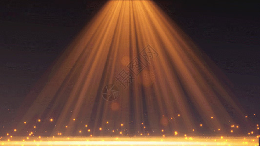 金色花纹光效粒子光效舞台gif高清图片