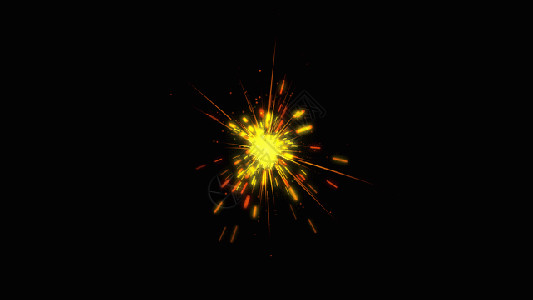爆破性元素粒子四射动画gif高清图片