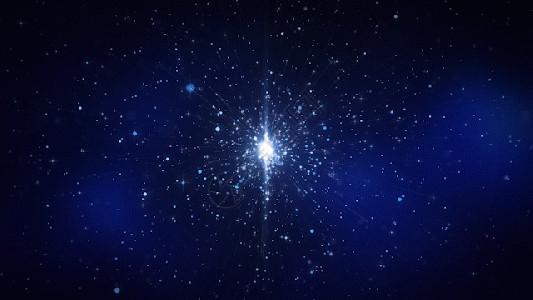 宇宙光线星空粒子gif高清图片