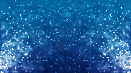 蓝色闪耀雪花蓝色唯美粒子gif高清图片