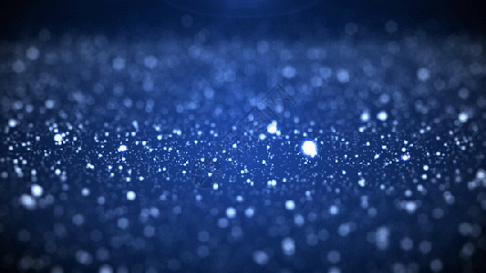 上升的气泡蓝色唯美粒子gif高清图片